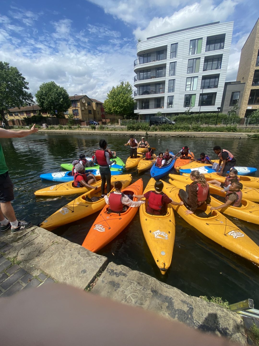 Year 6 Final Kayaking Session - Hoxton Garden Primary School