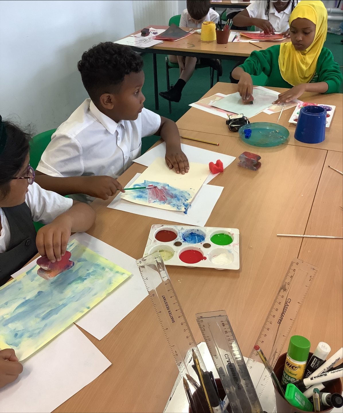 Year 5 Viking Artwork - Hoxton Garden Primary School